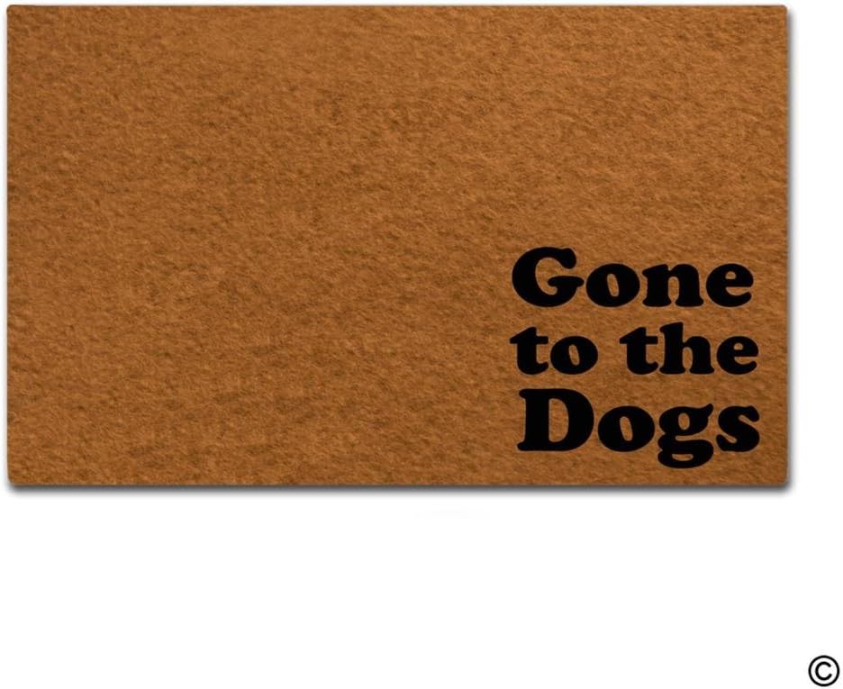 MsMr Doormat Entrance Floor Mat Funny Doormat Gone to The