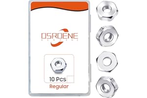 OSROENE Chainsaw Bar Nuts, 10 Pcs Chainsaw Parts, Replacement Parts for Stihl Chainsaw Accessories, Chain Saw Bar Bolt.