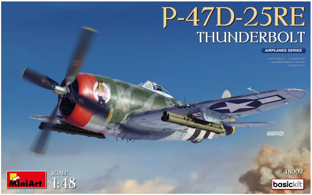 Miniart 1:48 - P-47D-25RE Thunderbolt, Basic Kit