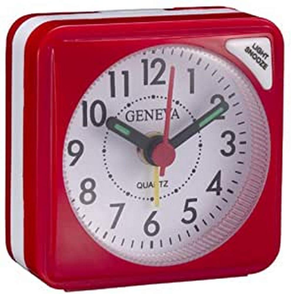 techno line Geneva "S" Quartz Clock, Red