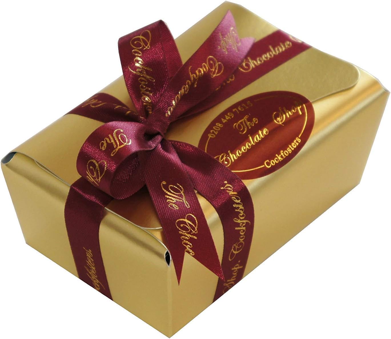 Gluten Free Belgian Chocolate in Gold Box 210g 12 Chocolates Amazon