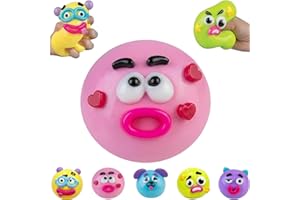Smushers Squishy - Curiosities Smushers Dog Face Swap Squishy Soft Moldable Cute Slow Rise Relaxing Sensory Fidget Relief for