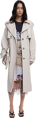 TRENCH_PLEATED, 6008 BEIGE, S