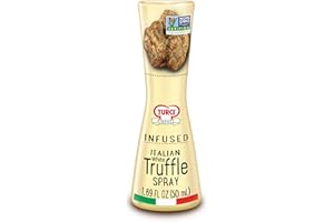 Turci - Infused Italian White Truffle Spray, 1.69 fl.oz. - A Finishing Touch on Hot or Cold Dishes, Non-GMO, Preservative Free, Ready to Use, Authentic Italian Truffle (1 pack, White Truffle Spray)
