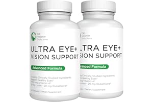 DR VITAMIN SOLUTIONS Vision Support Eye Vitamins for Macular Health |2 Pack Supplements w/Lutein, Vitamin A & Bilberry | Areds 2 Formula for Red & Dry Eyes & Macular Degeneration for Adults |120 Ct