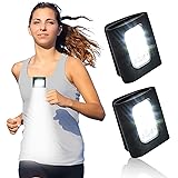 GOANDO Running Lights 2 Pack Safety Jogging LED
