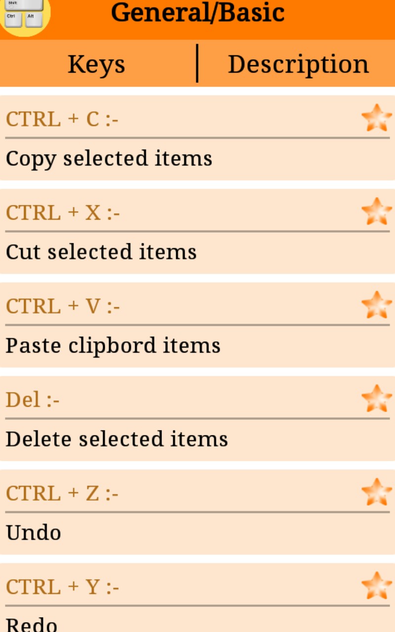 Computer Shortcut Keys Amazon.es Apps y Juegos