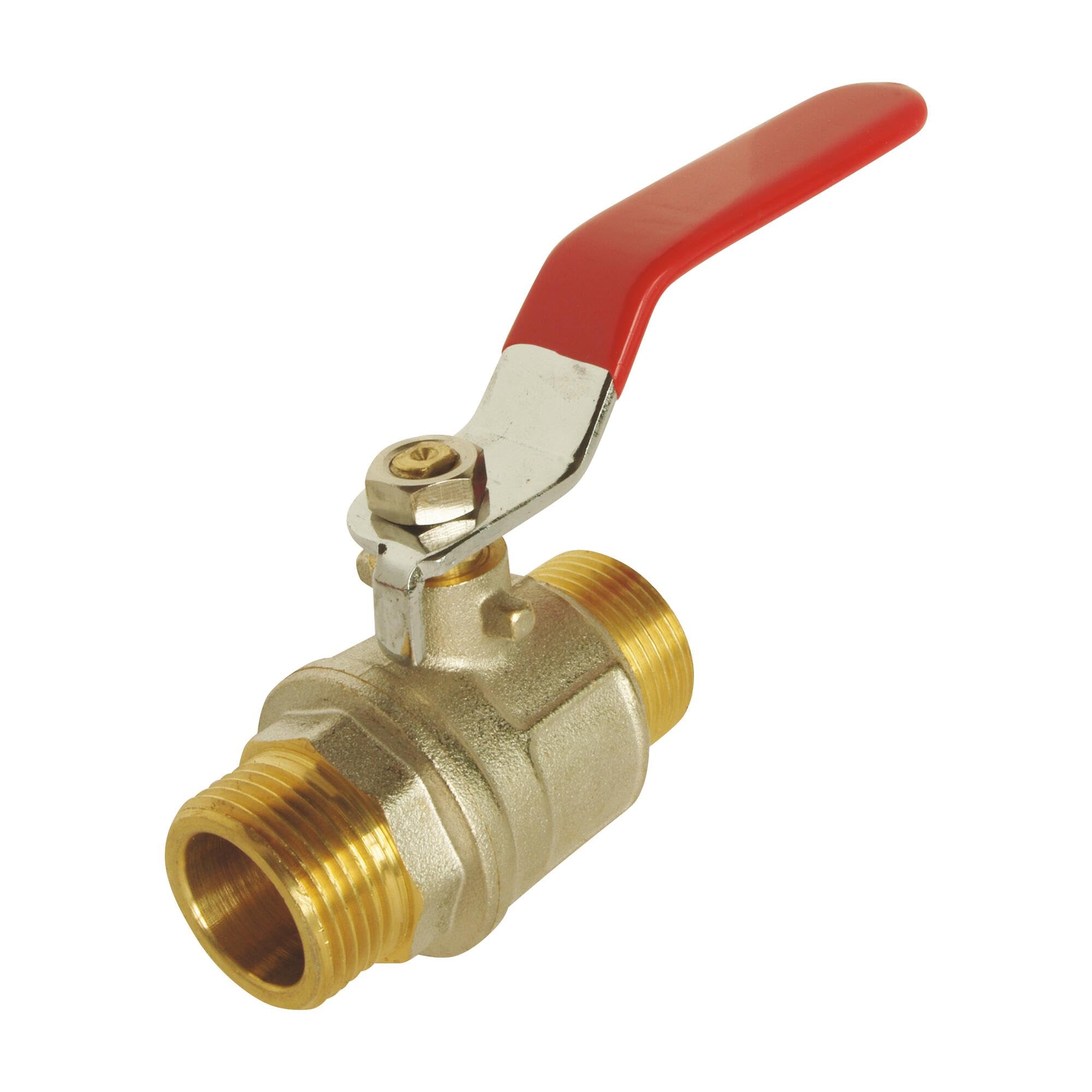 SOMATHERM FOR YOU 3383955931528 Ball Valve-Double Male 33/42-reversible Flat Handle, Grey