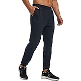 M MAELREG Mens Joggers with 4 Zipper Pockets Moisture Wicking Winter Heather Casual Athletic Joggers Sweatpants for Men