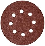 Bosch SR5R060 5-Piece 60 Grit 5 In. 8 Hole Hook-And-Loop Sanding Discs