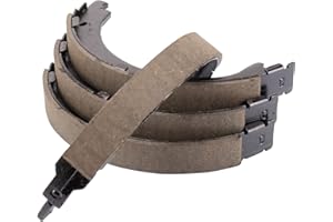 AM AUTOPARTS Rear Parking Brake Shoe Set Compatible with 2008-2017 Buick Enclave 2013-2019 Cadillac XTS 2009-2017 Chevrolet Traverse 2007-2017 GMC Acadia 2017 Acadia Limited 2007-2010 Saturn Outlook