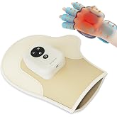 Comfytemp Air Compression Hand Massager with Heat, Ultra-Portable Design | Individual Finger Massage, Helpful for Arthritis, Carpal Tunnel Relief, Cordless Wrist Massager, Birthday Gift for Men Women