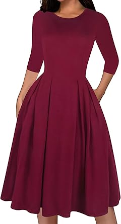 a line vintage dress