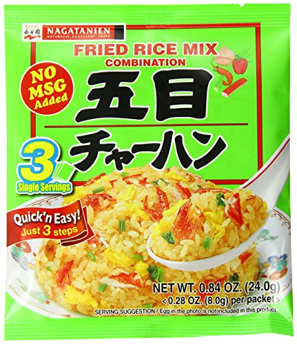 Nagatanien Fried Rice Mix Combination, .84-Ounce Units (Pack of 10)