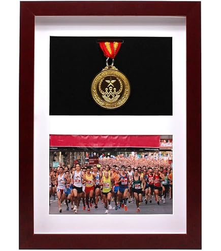 Triathlon Medal Holder Single Medal Display Shadow Box Frame | A4 Size ...
