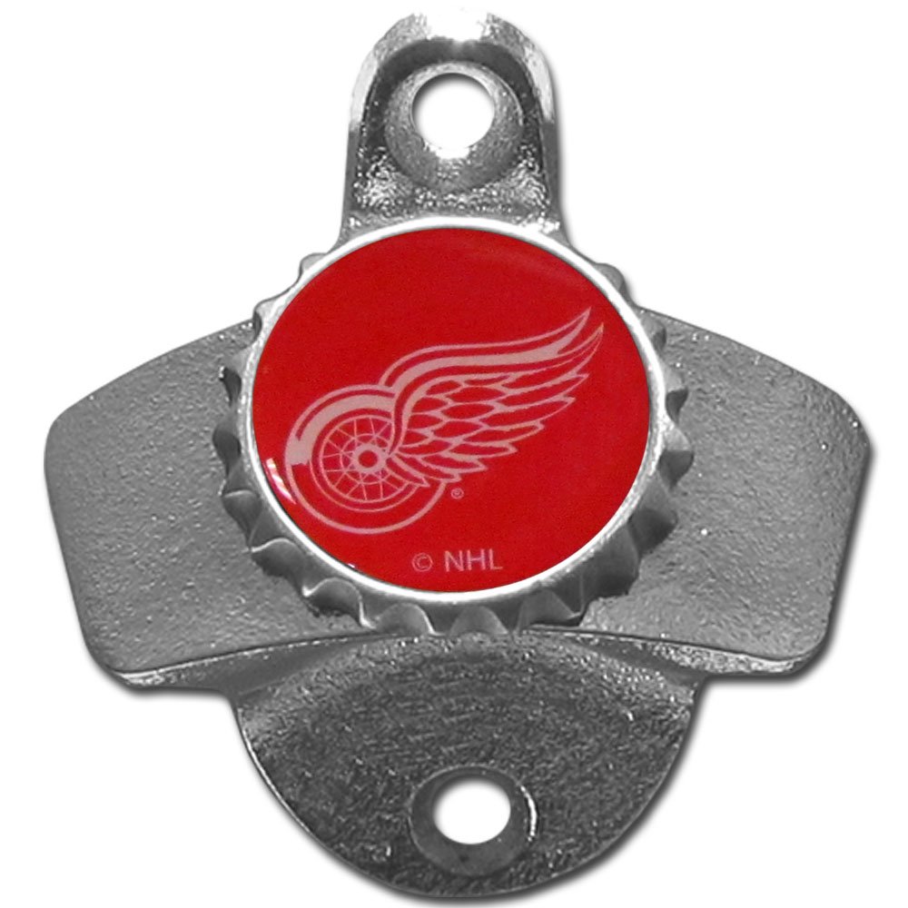 Siskiyou NHL Detroit Red Wings Wall Mounted Bottle Opener