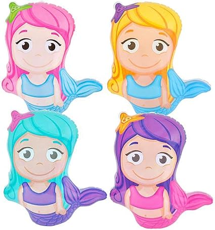 Amazon Com Kicko 24 Inch Mermaid Inflatable Balls 6 Pack Under