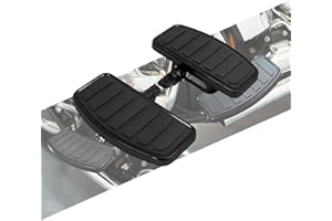 HCmotorku Motorcycle Footboards Adjustable Rear Passenger Floorboard Foot Pegs Pedals Fit For Harley Touring Electra Glide Ro