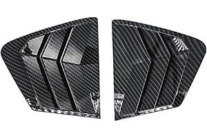 BAYYEE for 2012 2013 2014 2015 Honda Civic 2Pcs Car Side Quarter Window Vent Louver Shutter Cover