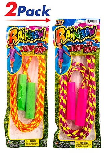 Jump Rope 7ft (Package of 2) by JARU. 1995-2