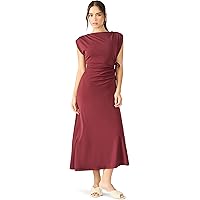 knee length dresses for ladies Valerie Buttoned Midi Dress