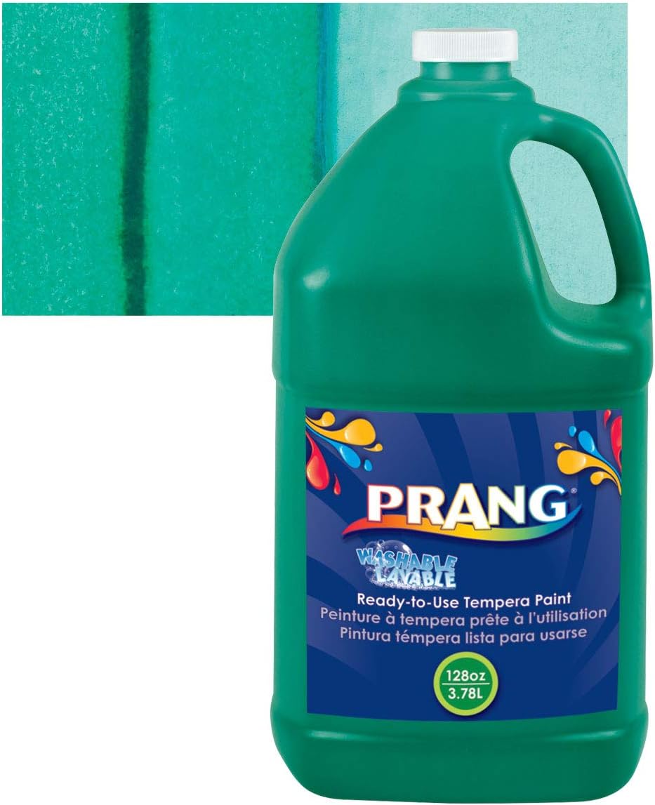 Prang NonToxic ReadytoUse Washable Tempera Paint44; 1 Gallon44; Green