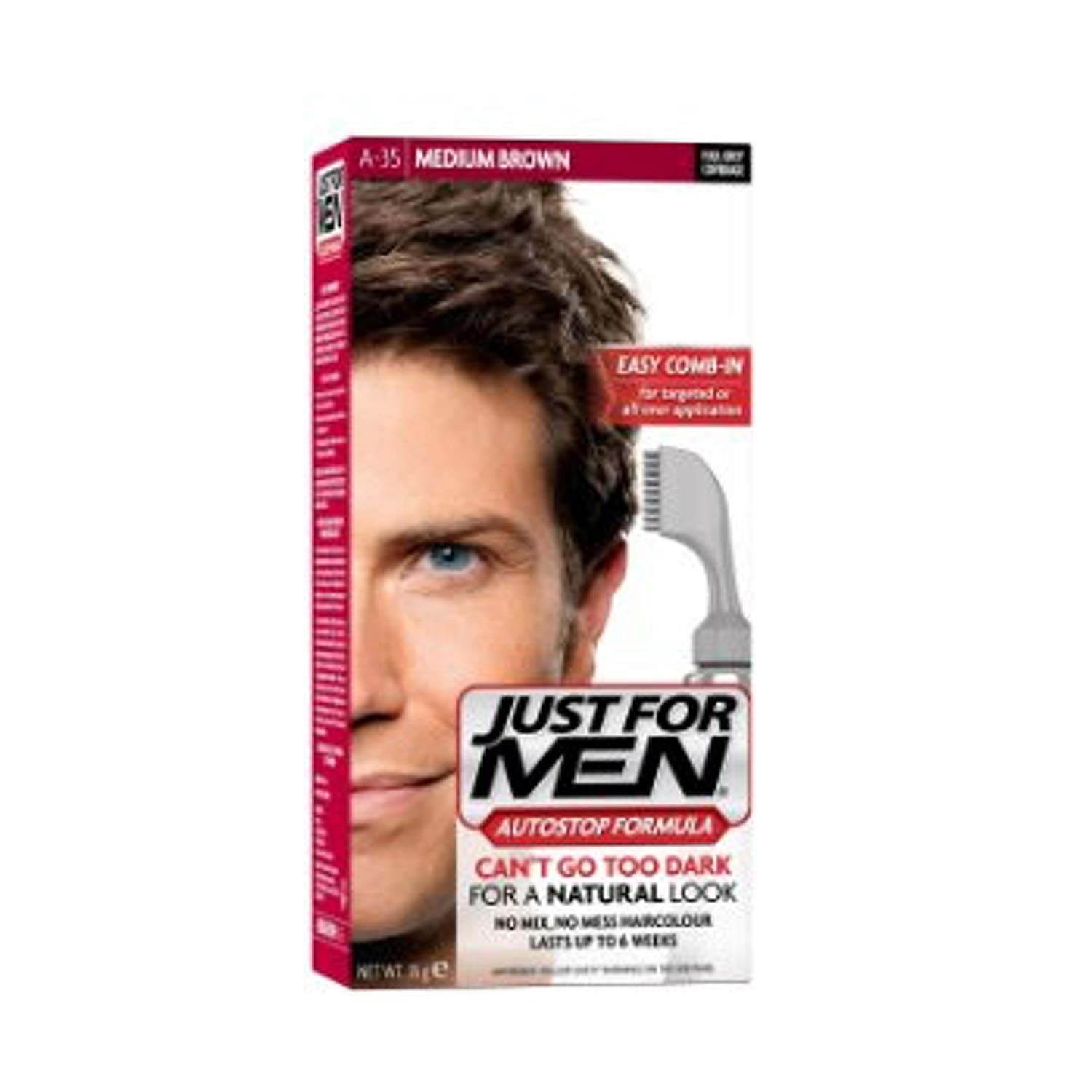 Amazon Com Just For Men Autostop Hair Colour A 35 Medium Brown