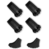 Trekology Trekking Pole Accessory Set &ndash; Bundle Tips for Concrete &amp; Flat Roads &ndash; Durable Replacement Tips for Hiking Poles, Walking Sticks &amp; Trekking Poles