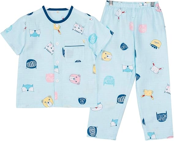 Amazon 幼児キッズパジャマ半袖ナイトウェア漫画女の子のためのパジャマ パジャマ 通販