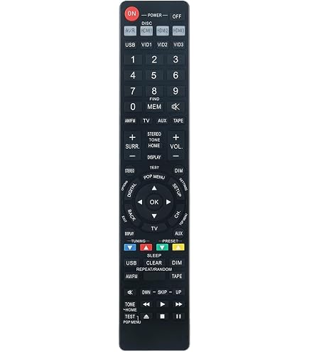 Telecomando Di Ricambio Per Harman Kardon AVR161 – Compatibile Con AVR1710, AVR151, AVR161S E Modelli Simili, Infrarossi Plug&Play - Foto 2