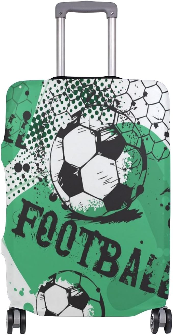 Cute Vintage Football Game Sports Suitcase Luggage Cover