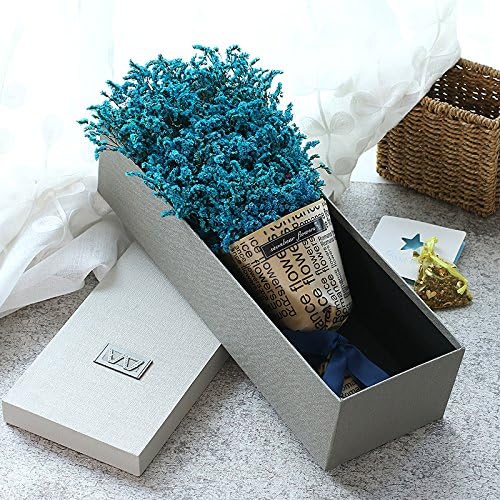 TXHLYD Forget Me Not All Over The Sky, Dry Flowers, Flowers, Gift Boxes, Valentine'S Day Bouquets, Girlfriends, Small Fresh Birthday Gifts,Sky Blue Crystal Grass