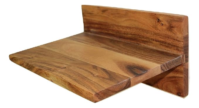 BOIS ART I 25 TV Set Top Box/DVD Wall Shelf (Acacia)