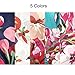 iWenSheng 5 PCS Women's Headbands Elastic Boho Printed Floral Turban Twisted Head Wraps Hair Accessories (5 Pcs)