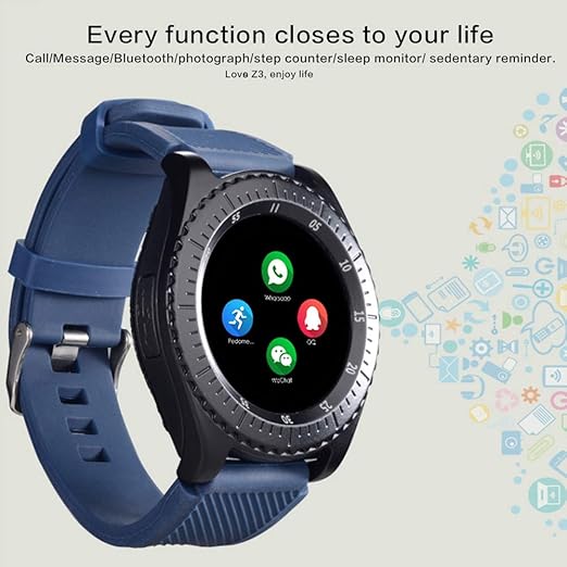 Amazon.com: haixclvyE Y3 Touch Screen SmartWatch,Support ...