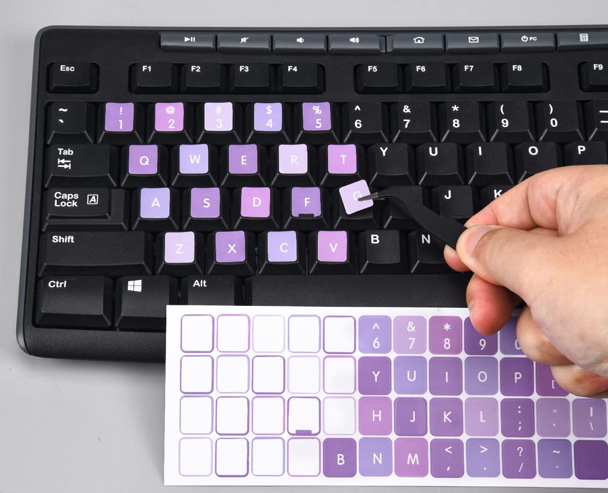 Mua 4-in-1 English Computer Keyboard Sticker,Universal Replacement ...