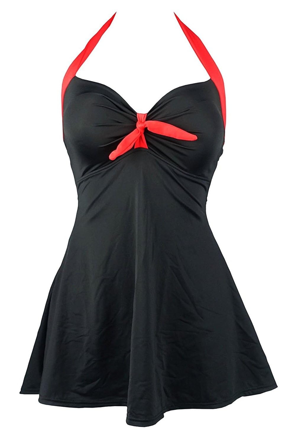 Aidonger mujeres pin up del bikini halter de los sistemas una pieza