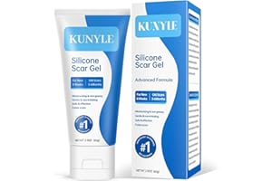 Kunyle Silicone Scar Gel, Scar Cream, Advanced Scar Gel for Surgical Scars, Stretch Marks etc 2.11oz (60g)