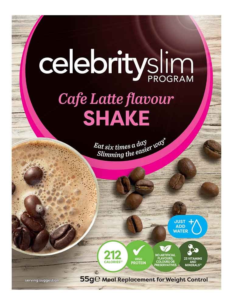 Celebrity Slim Cafe Latte Sachet Shake Pack of 14