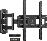PERLESMITH Corner TV Wall Mount for 26-32 55 65 inch TVs up to 70 lbs, Full Motion TV Mount Bracket with Swivel, Tilt, Level Adjustment, Wall Mount with Articulating Arm, Max VESA 400x400mm, PSMFK7
