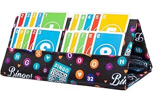 HACHMAS Card Holder for Canasta, Poker, Bridge & Casino Games - Bingo Pull Tabs & Gambling Tickets Organizer - Fun Card Game Player Gifts for Adults & Seniors
