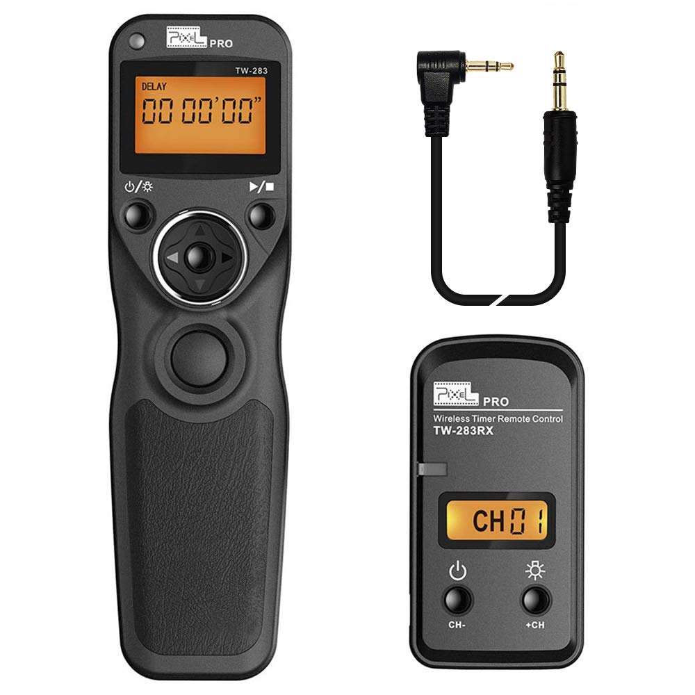 Photo 1 of Pixel TW-283 E3 Wireless Shutter Release Remote Control Compatible for Canon Eos R6 R8 RP XT XTi XS XSi T1i T2i T3 T3i T4i T5 T5i T6i T7i T8i 1300D 1100D 1000D 550D 500D 450D 400D 350D 300D 90D