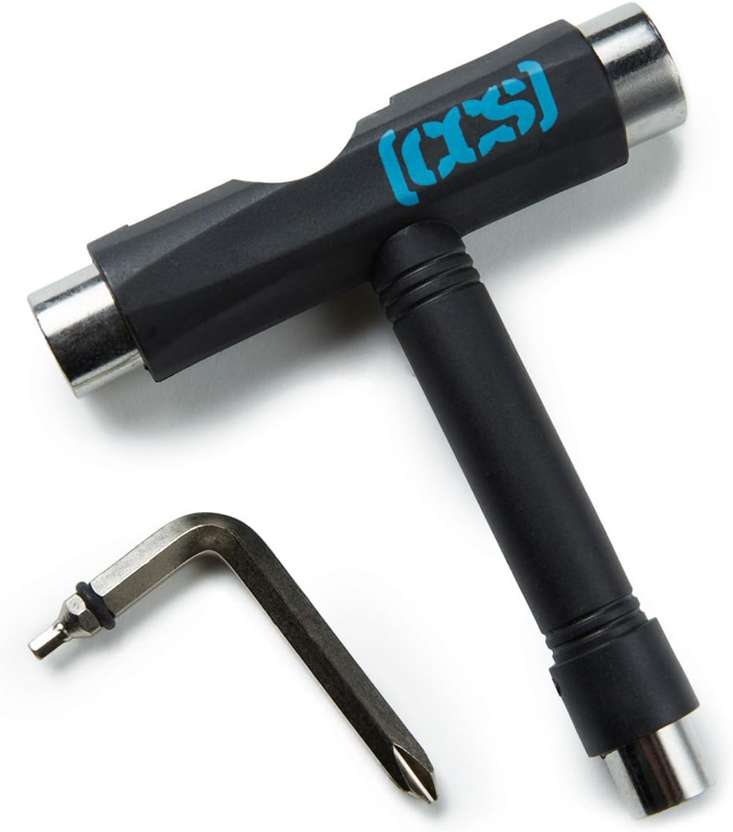 [CCS] Skateboard Tool - All in One Multi-Functional T Skate Tool with Allen and Phillip Heads