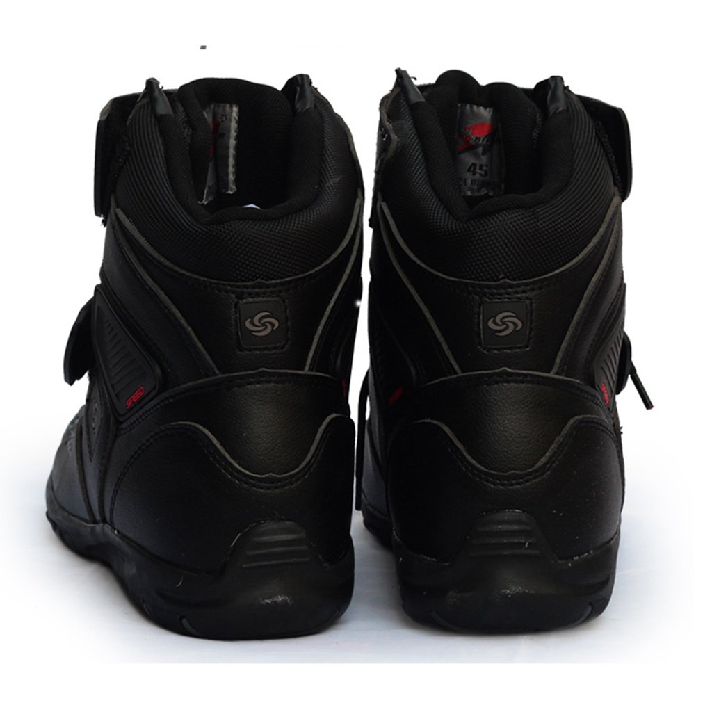 Homyl Bottes Courtes de Moto /Étanche Course De Sport Chaussures Courtes Cheville