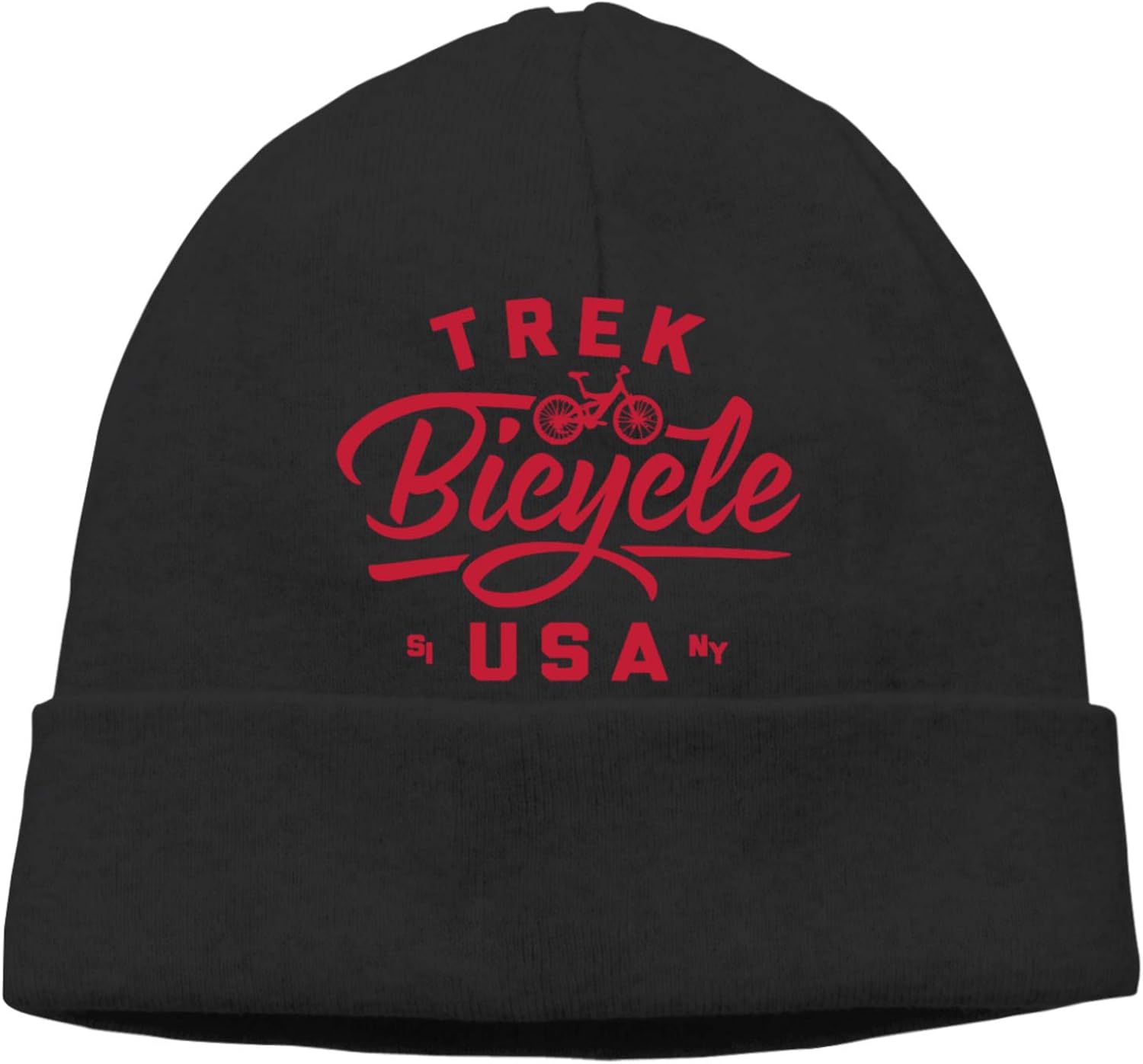Trek Bicycle USA Stretchy Soft Beanie Hat Unisex Cuffed