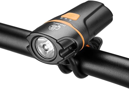 Amazon 自転車 ヘッドライト Usb充電式 Ledライト 高輝度 長寿命 6段階点灯モード Ip65防水 防振 防災 スポーツ アウトドア 自転車 サイクリング用 懐中電灯兼用 日本語 英語説明書付き Thrlegbird ヘッドライト