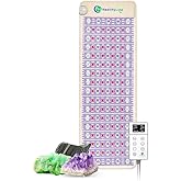 РЕМF Advanced Far Infrared Heating Pad - Professional Biomat for Pain Relief and Healing - Pulsed Electromagnetic Field Therapy - Full Body Mat with Red Lights, Amethyst, Tourmaline and Jade - 72 x 24