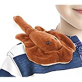 Winltendty Stingray Shoulder Plush Toy with Magnet, Fish Stuffed Animals Toy for Kids Boys Girls, Birthday Party Decoration Christmas Thanksgiving Gifts
