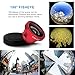 Universal Phone Camera Lens - Luxsure 3 in 1 Phone Lens Kit with 180° Fisheye Len + Super Wide Angle Lens + 10X Macro Lens for iPhone 7/6s Plus/6s/6/6 Plus Samsung iPad and Most Smartphones (Red)