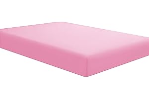 Sfoothome Mattress Sheet Twin Size with Deep Pockets - Soft and Comfortable Microfiber - Fade Wrinkle Resistant, Pink Fitted 